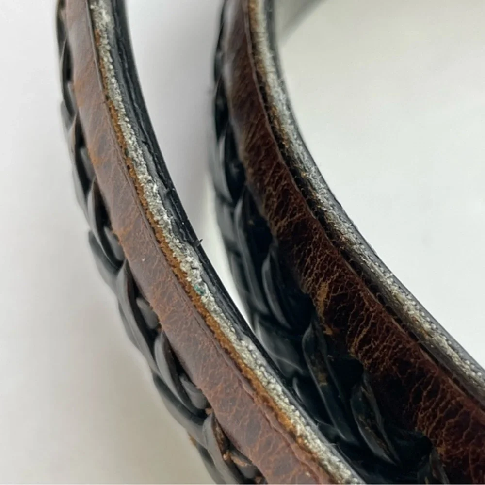 Columbia Men’s Leather Belt‎ Braided Woven Size 40